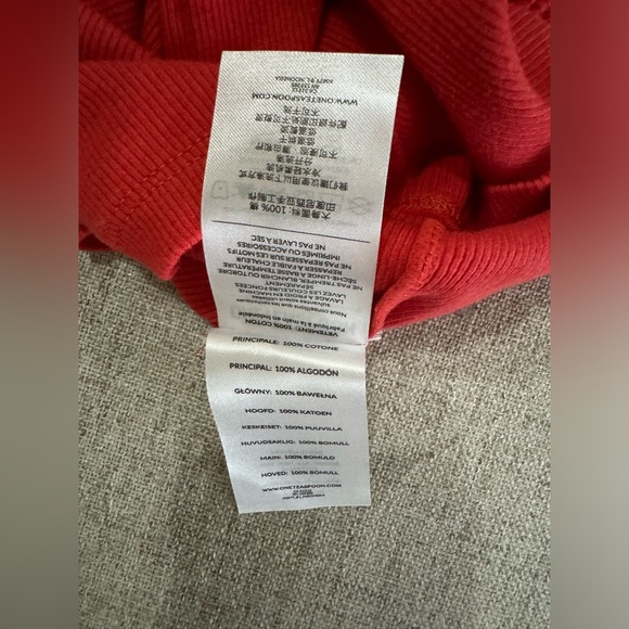 NEW OneTeaspoon ONE TEASPOON Womens Regal Red Singlet 100 %cotton Size S - Picture 9 of 10